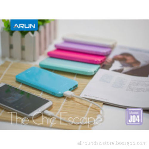 Lithium Polymer Power Banks for iPad/iPhone, with 6,000mAh Output Current
